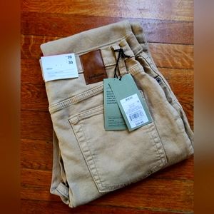 NWT Mens Tan jeans 30x30